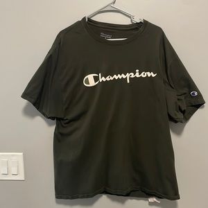 Champion dark green shirt size XL